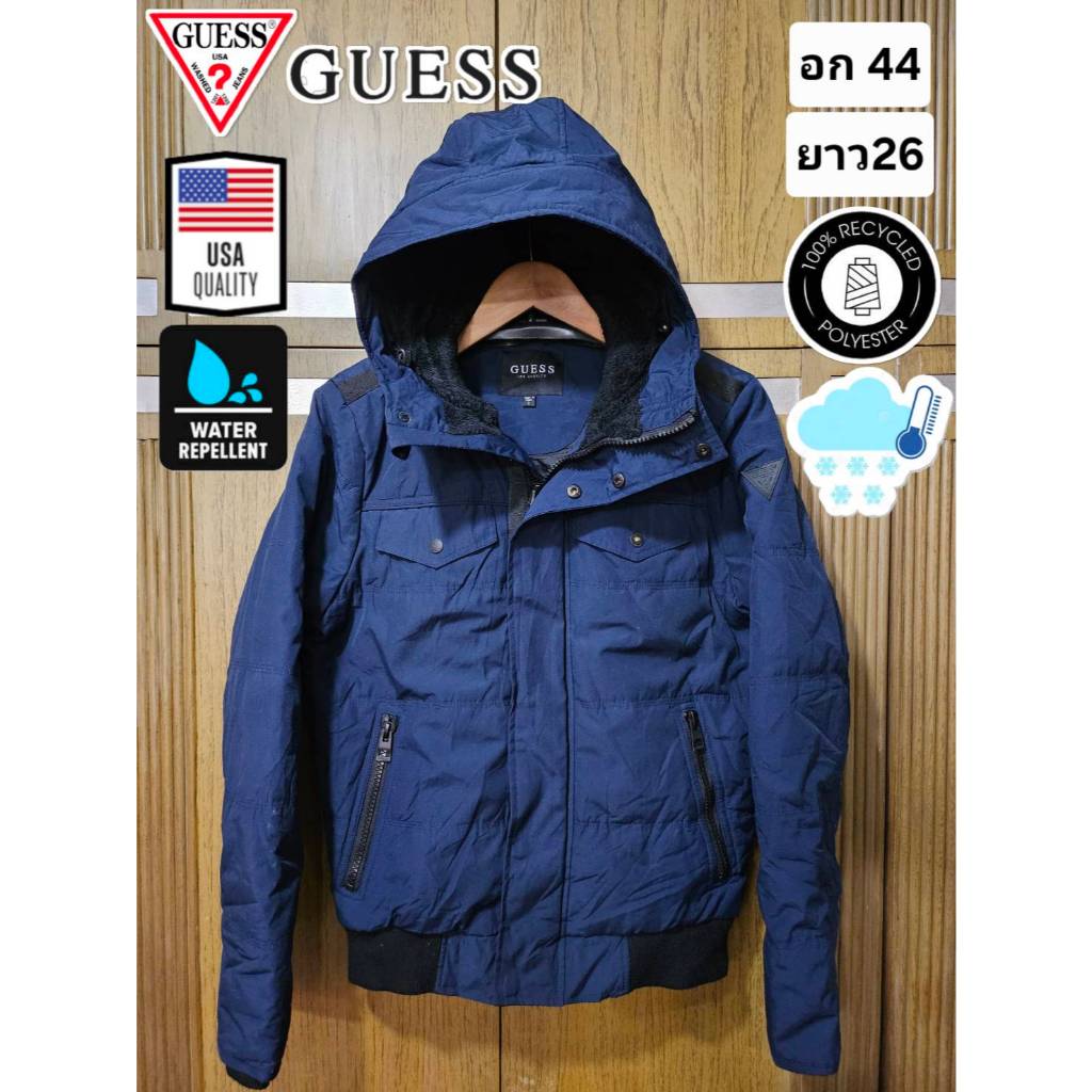 เสื้อกันหนาวขนเป็ด Parka แบรนด์ Guess มือ2ของแท้