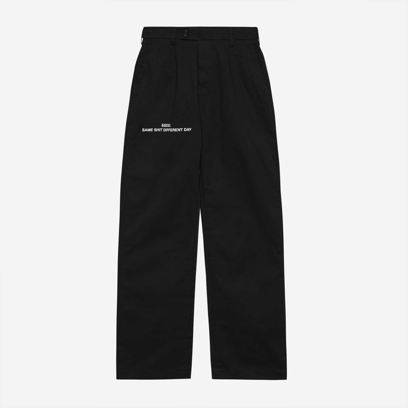 'SSDD' BLACK SLACK PANTS