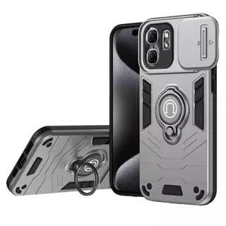 เคสกันกระแทก แม่เหล็กส ไลด์กล้อง ใช้สำหรับ iNfinix Smart9 Smart8 / iNfinix Hot50i Hot40i ขาตั้ง อินฟินิกซ์ Smart9