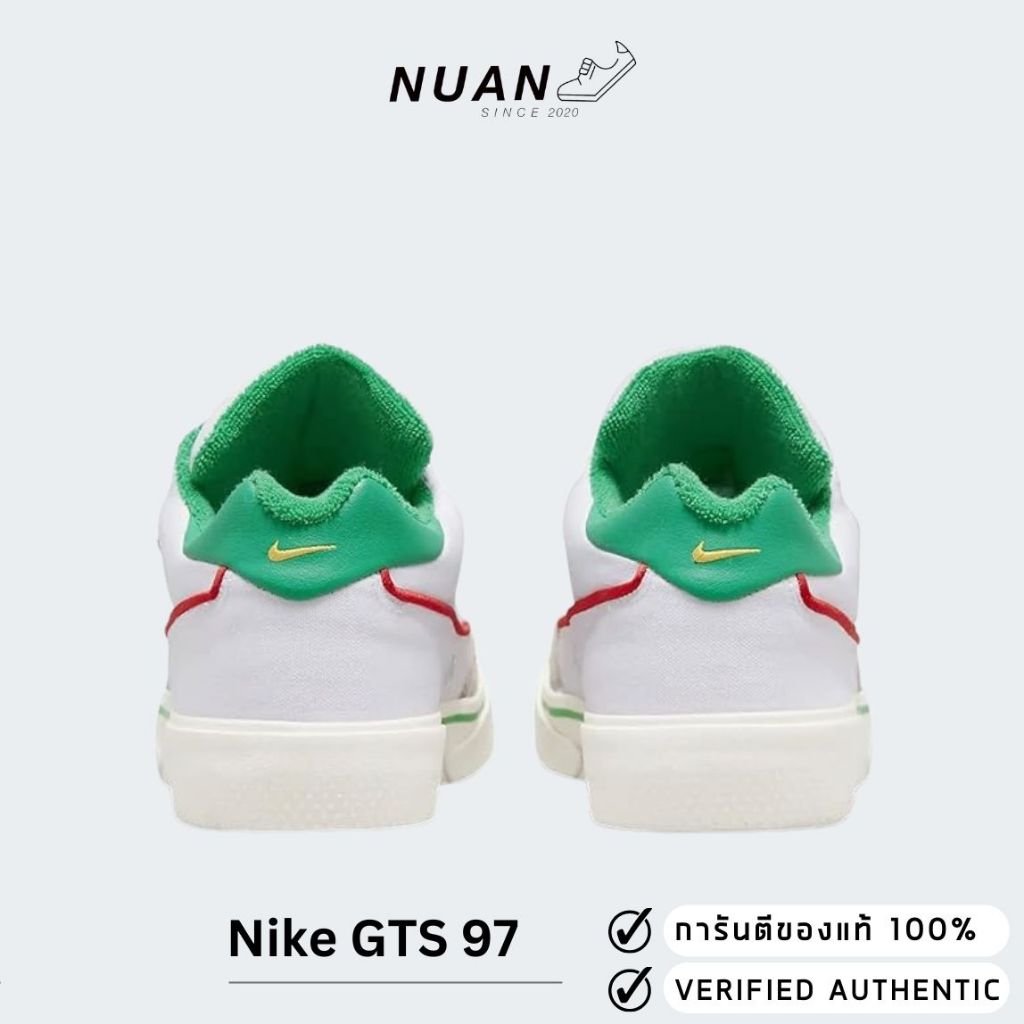 **สินค้ามีปัญหาเรื่องกาวและตำหนิเหลือง  Nike GTS 97 DX2944-100 ของแท้ 100% การันตี ของเเท้ รองเท้าผ้าใบ รองเท้าลำลอง