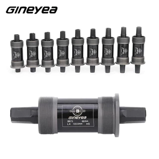 Gineyea กระโหลกเหลี่ยมสำหรับจักรยาน แกนกลางจักรยานเสือภูเขาและเสือหมอบ ความยาว 68*103-126 มม.