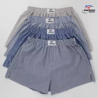 Sawasdee Boxer บ็อกเซอร์ ทรงเกาหลี แบบไร้ตะเข็บ ผ่าข้าง ระบายความร้อนได้ดี แห้งไว