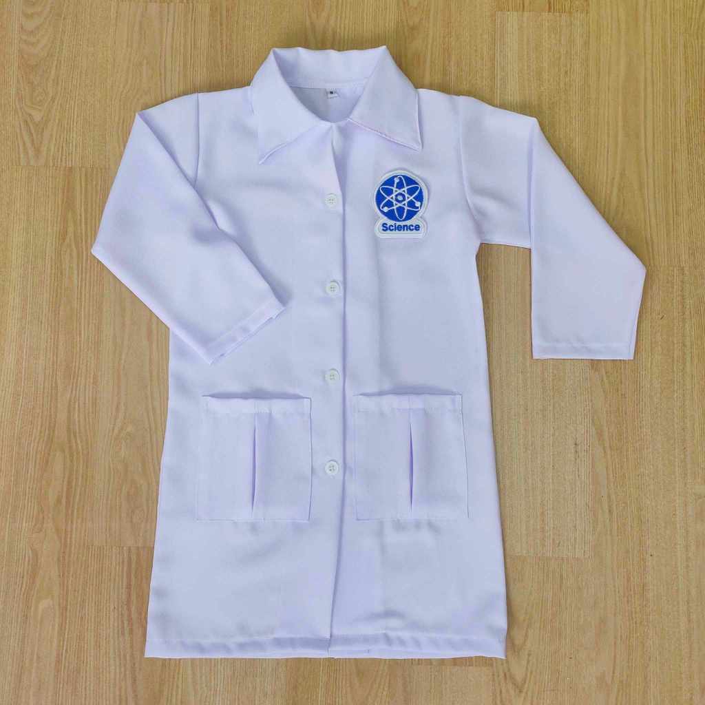 ชุดอาชีพเด็ก ส่งไวทันใจ ชุดนักวิทยาศาสตร์ ชุดกาวน์ ชุดกาวน์นักวิทย์ ชุดนักวิทย์ ชุดอาชีพในฝันเด็ก ชุดอาชีพในฝัน