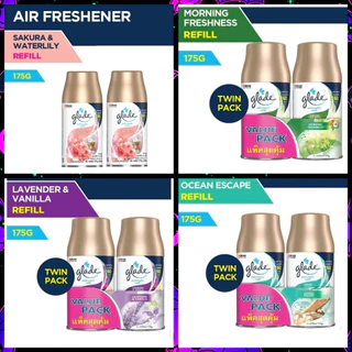 (แพคคู่คุ้มกว่า) รีฟิลเกลด Glade automatic spray refill ชนิดเติม ใช้กับเครื่องพ่นสเปรย์อัตโนมัต ขนาด 252 มล.