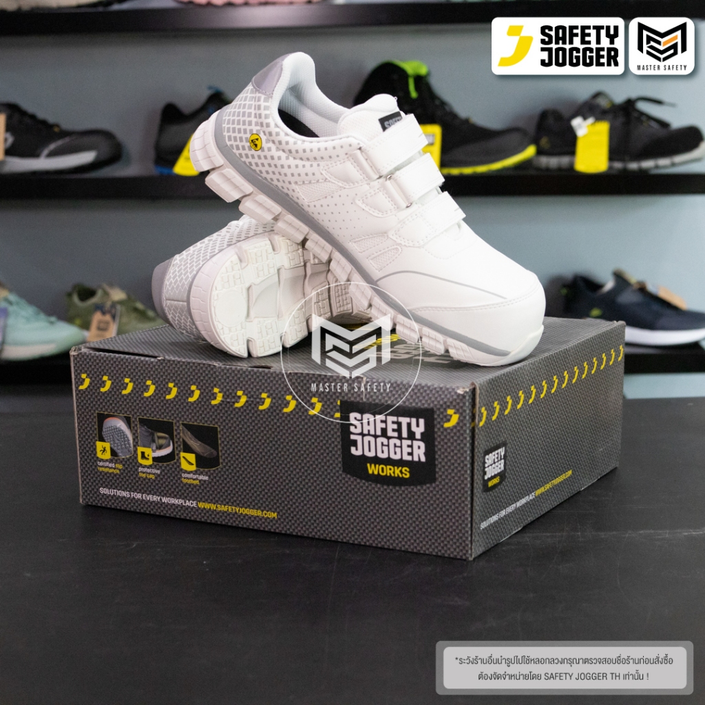 [รับประกัน3เดือน] Safety Jogger รุ่น PACCO S1P LOW รองเท้าเซฟตี้หุ้มส้น หัวคอมโพสิท แผ่นใยกันทะลุแบบเสื้อกันกระสุน