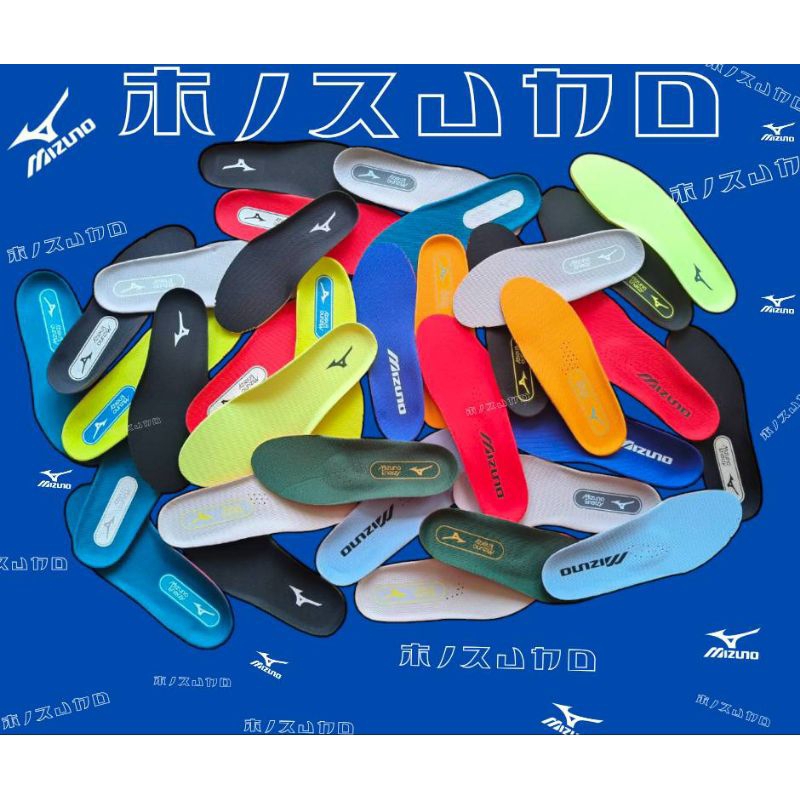 ซอฟรองเท้าMizunoอย่างดีแบบยางนุ่มฝุดๆ(พื้นรองรอเท้าวิ่ง/รองเท้ากีฬาอย่างดีลดอาการบาดเจ็บข้อเข่า)