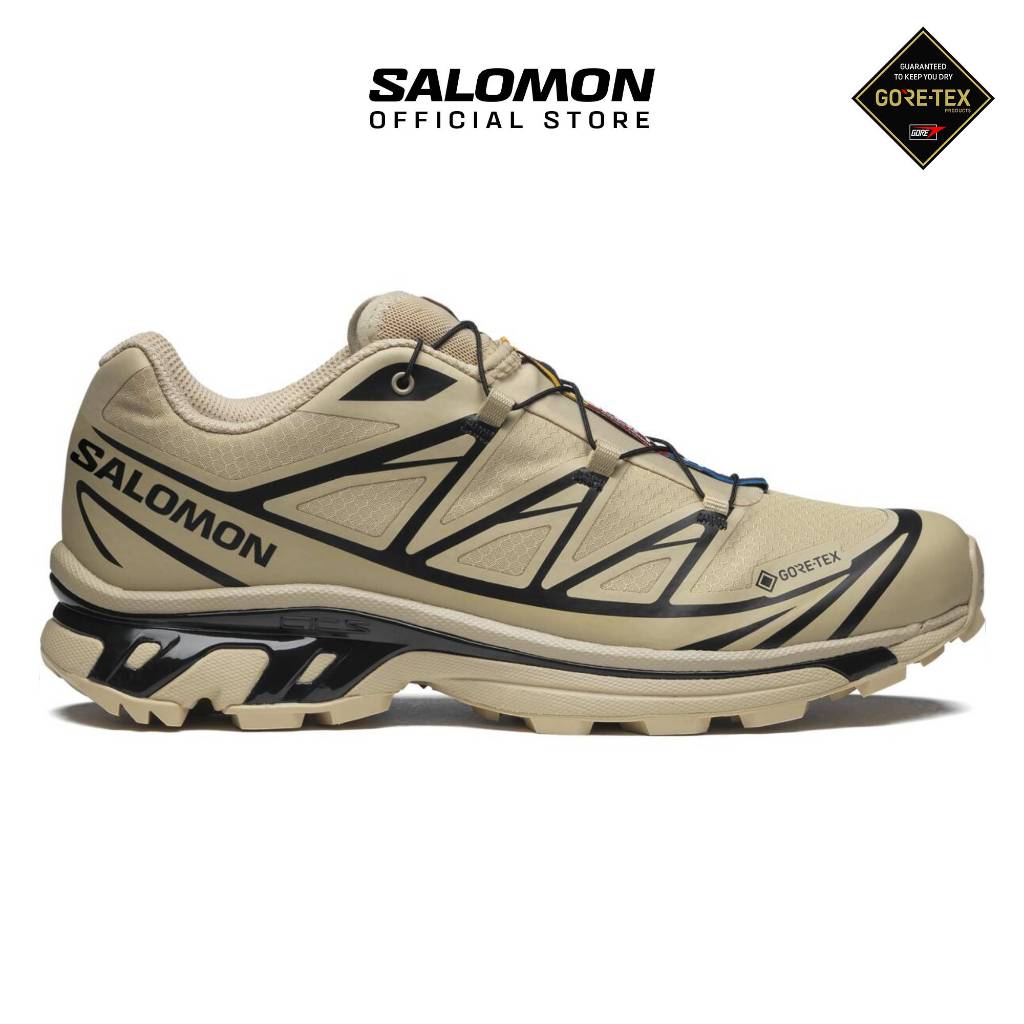 SALOMON XT-6 GORE-TEX Safari Black Unisex Sportstyle Sneakers รองเท้าสนีกเกอร์ L47445500 Official Store