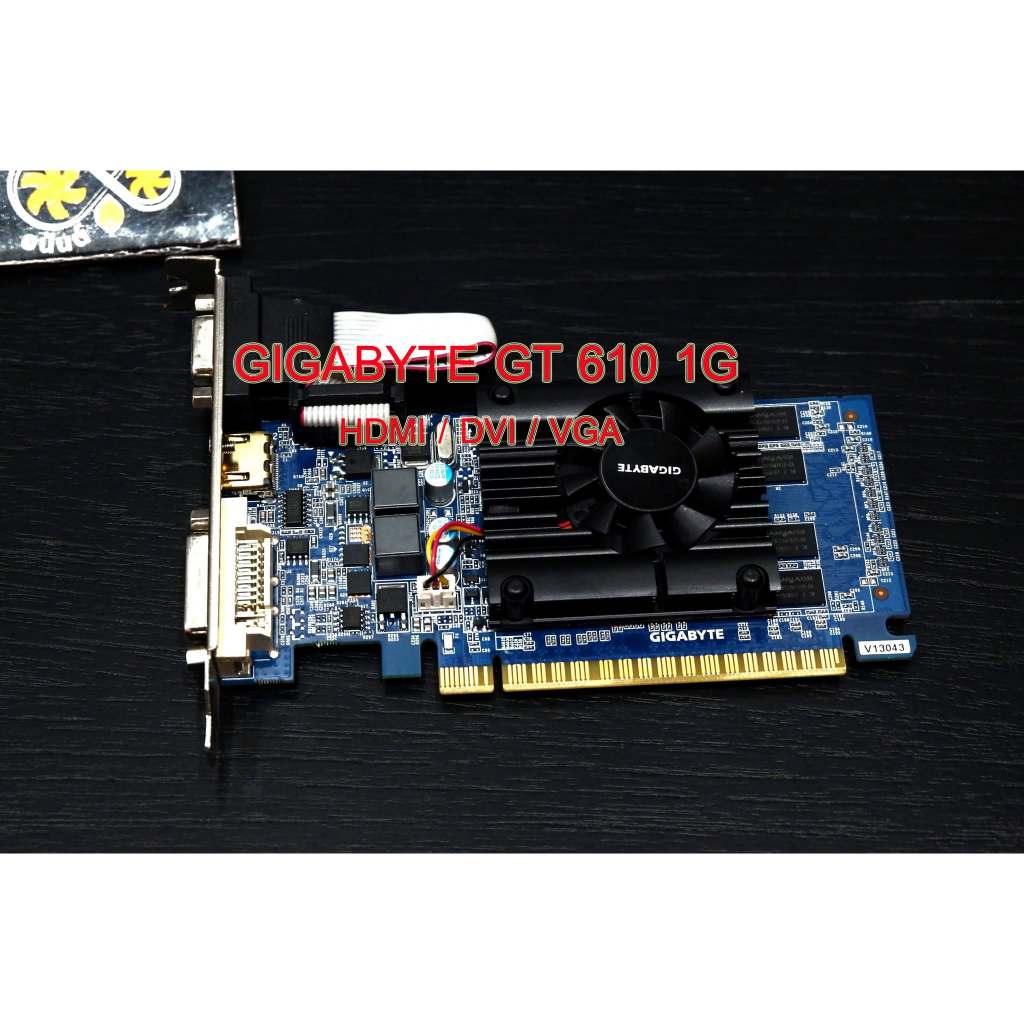 การ์ดจอ ใช้งานทั่วไป GT 610 1G ถูกๆ