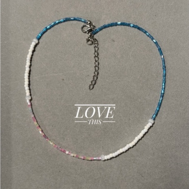 สร้อยคอ handmade ลูกปัดมินิมอล