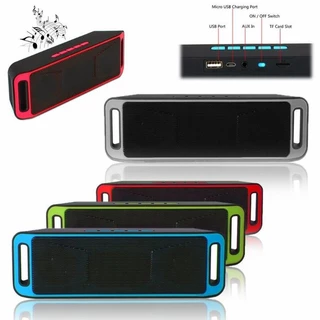 จัดส่งในกรุงเทพฯ COD ลำโพงสเตอริโอไร้สาย Bluetooth แบบพกพา USB ลำโพงไร้สาย รุ่น คุณภาพดี ฮอร์นคู่