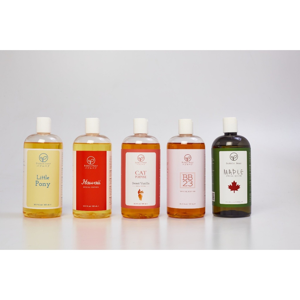 Bubble Bear Special Shampoo แชมพูสูตรพิเศษบับเบิ้ลแบร์ น้ำยาอาบน้ำสำหรับสุนัขและแมว ยกขวด 500 ML