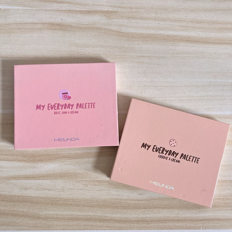 อายแชโดว์ตลับใหญ่ใช้คุ้ม Meilinda my everyday palette เหลือตามรูป ตี90-95% ปริมาณตามรูป