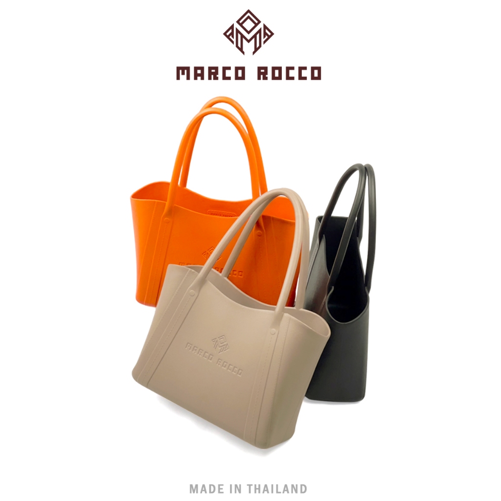 Marco Rocco กระเป๋าสะพายไหล่ สไตล์เรียบง่าย Cherie ทรงโท้ท สำหรับผู้หญิง กระเป๋าที่สวยประณีต EVA รุ่น BR3003 และ BR3004