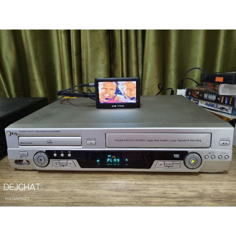 สินค้ามือ2 Secondhand item LG VC702W LG VIDEO CD/VIDEO CASSETTE PLAYER เครื่องเล่นวีดีโอ เครื่องเล่น