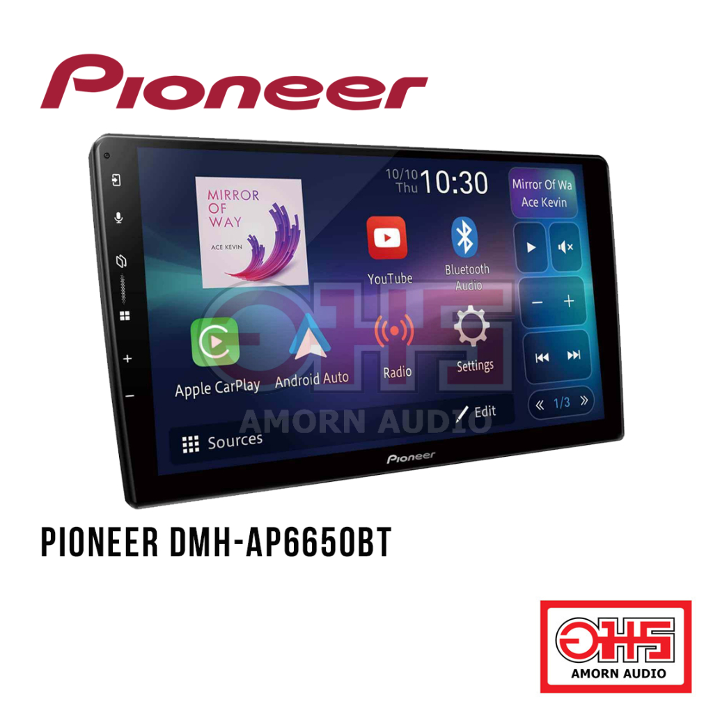 PIONEER DMH-AP6650BT | Pioneer’s 9” WSVGA Large Screen: Perfectly Designed for Your Vehicle | Easy A