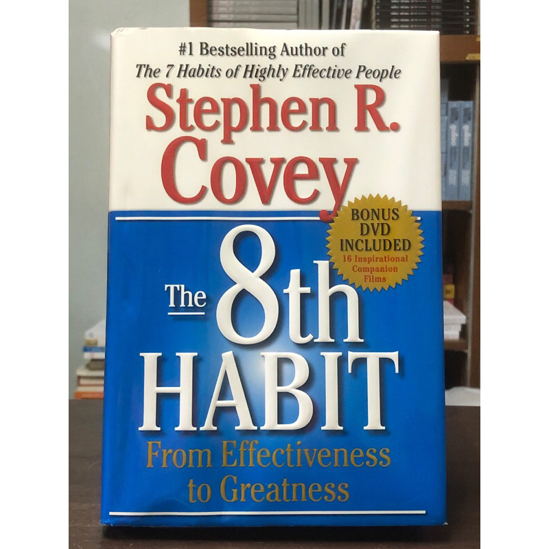 [ฉบับภาษาอังกฤษ ปกแข็ง] THE 8 th HABIT + CD : Stephen R. Covey