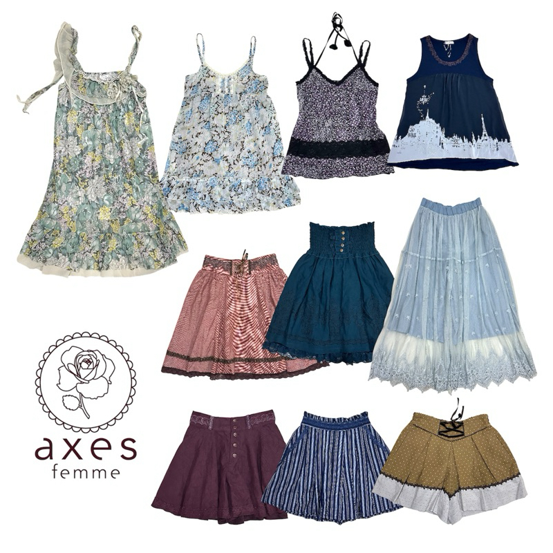 🧺 axes femme | รวมงานกระโปรง เสื้อ เดรส แบรนด์ญี่ปุ่น axes (มือสอง) 🎀✨