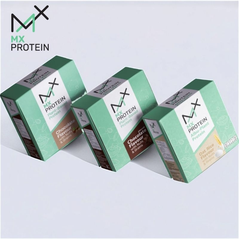 Mx Protein Mx Albu-plant protein กลิ่นข้าวโอ๊ต เหมาะกับผู้ป่วย สูงวัย โรคตับ โรคมะเร็ง โรคไต