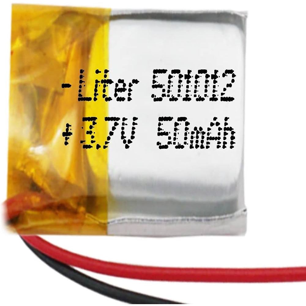 Battery Li-Polymer เบอร์ 501012 3.7V 50mAh(2016)