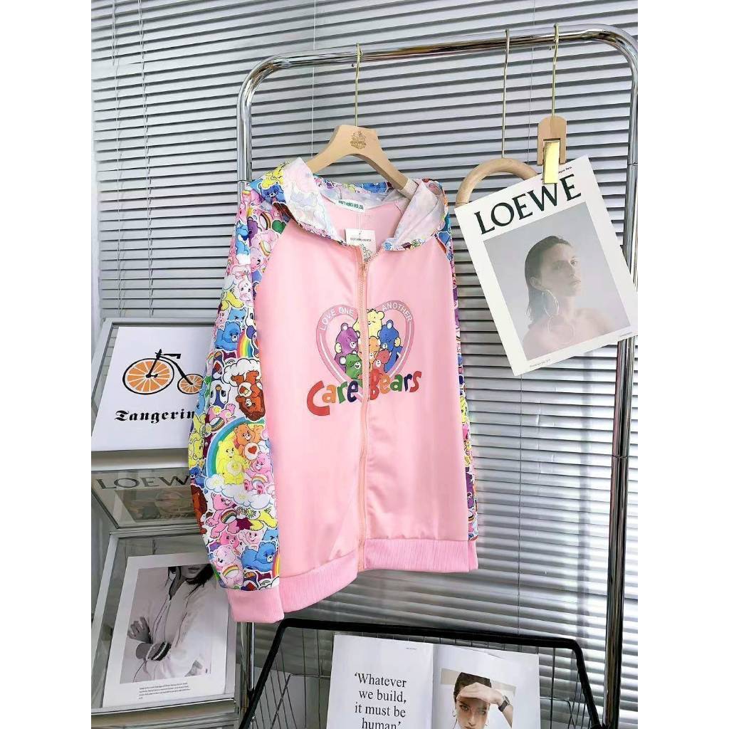 เสื้อแจ๊คเก็ต ไซส์ผู้ใหญ่ลายแคร์แบร์ - ขนาด อก 44-50 นิ้ว-