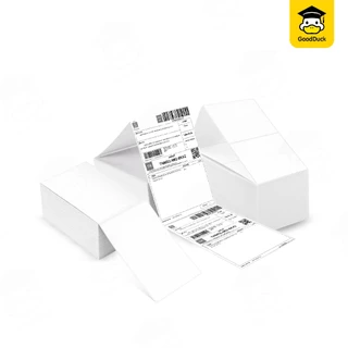 สติ๊กเกอร์ความร้อน ใบปะหน้า พับ 100x150 76x130 mm กระดาษสติ๊กเกอร์ความร้อน สติกเกอร์เลเบล ไม่ใช้หมึก