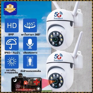 【ซื้อ 1 แถม 1 】กล้องวงจรปิด HD กล้องวงจรปิดไร้สายไม่ใช้เน็ต กันน้ํา เสียงสองทาง Infrared การตรวจจับการเคลื่อนไหว