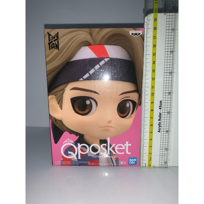 Qposket Tiny TAN BTS - V (B) รุ่นแรก แท้ มือ 1