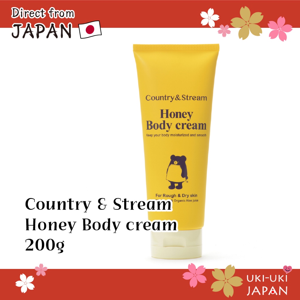 Country & Stream Honey Body cream HM 200g ครีมบำรุงผิวน้ำผึ้ง【Direct from Japan】