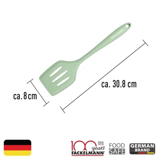 FACKELMANN ตะหลิวซิลิโคนมีร่อง ทนความร้อน ถนอมผิวกระทะ Silicone Slotted Turner Food Grade