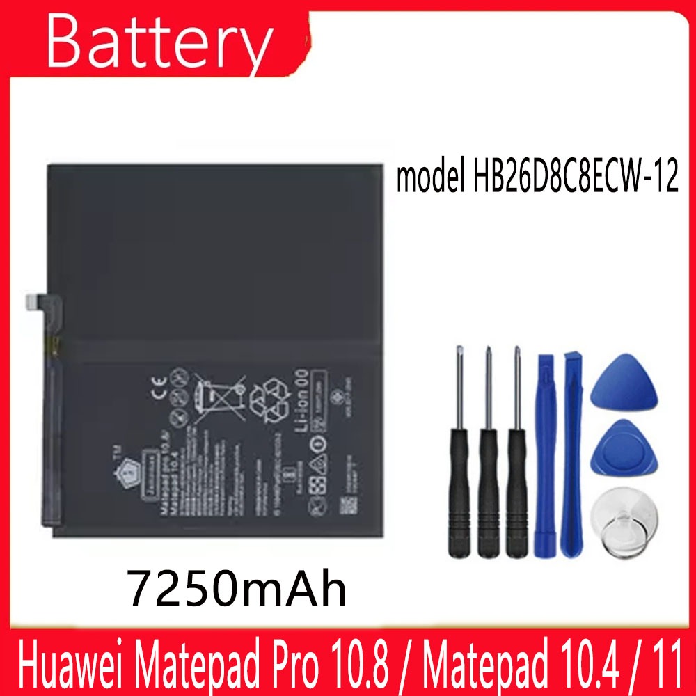 แบตเตอรี่ Battery Huawei Matepad Pro 10.8 / Matepad 10.4 / 11 model HB26D8C8ECW-12 คุณภาพสูง แบต เสี