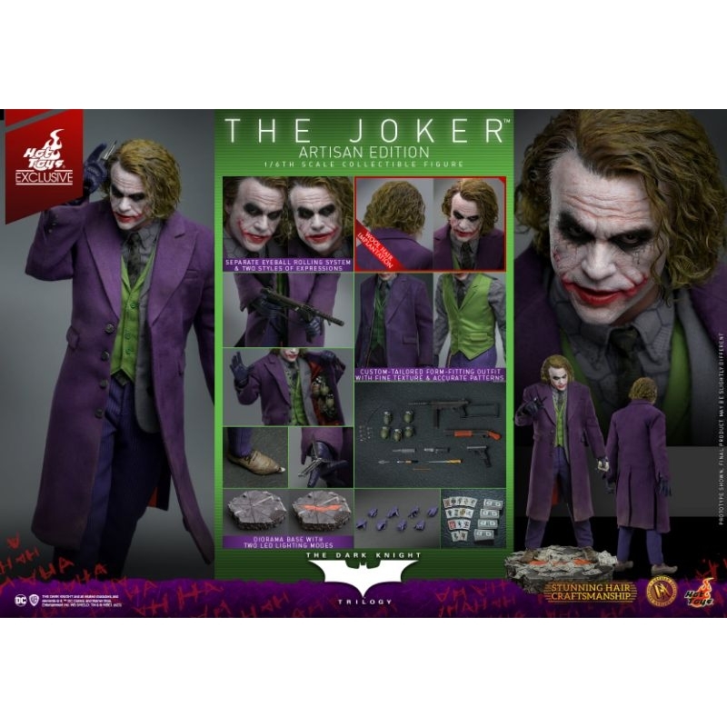 Hot Toys DX33 The Dark Knight Trilogy – The Joker (Artisan Edition)