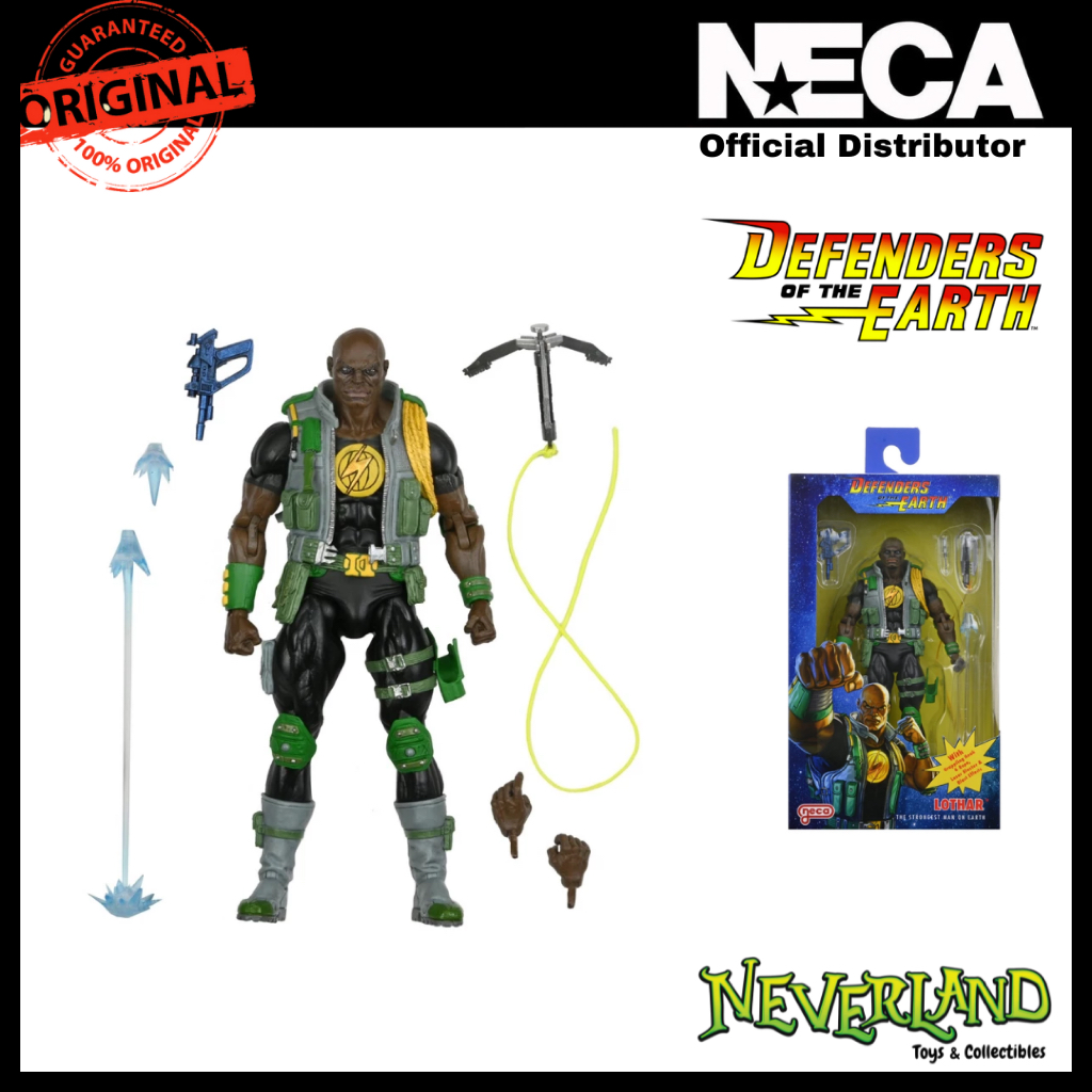 NECA King Features Defenders of the Earth Series 2 Lothar 7” Scale Action Figure