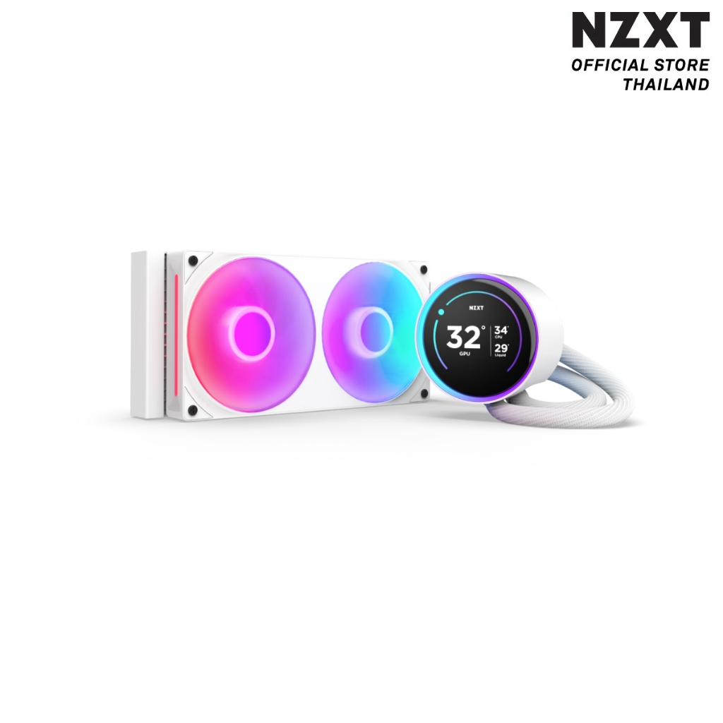 NZXT KRAKEN ELITE 240 RGB WHITE - V2 : RL-KR24E-W2