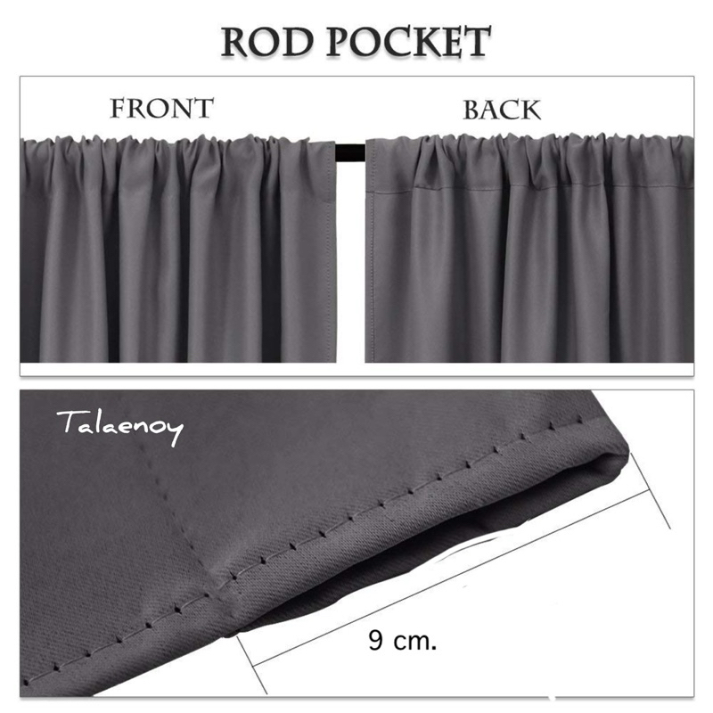 แนะนำ ผ้าม่าน ผ้าม่านหน้าต่าง 🌞กันแสงแดดuv 98% ผ้าเนื้อหนาสีพื้น ผ้าม่านสอดรางหรือสอดลวดสลิง ลดราคาพิเศษถูกสุดๆ ราคาพิเศษ มีเก็บเงินปลายทาง