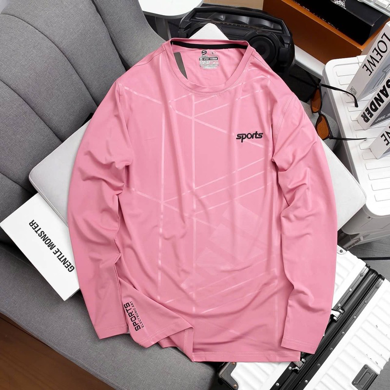 พร้อมส่ง! เสื้อกีฬาแขนยาว SPORTS เสื้อบอลแขนยาว เสื้อสปอร์ต มีครบไซด์ผ้านิ่มใส่สบายใส่ออกกำลังกาย ระบายความร้อนได้ดี