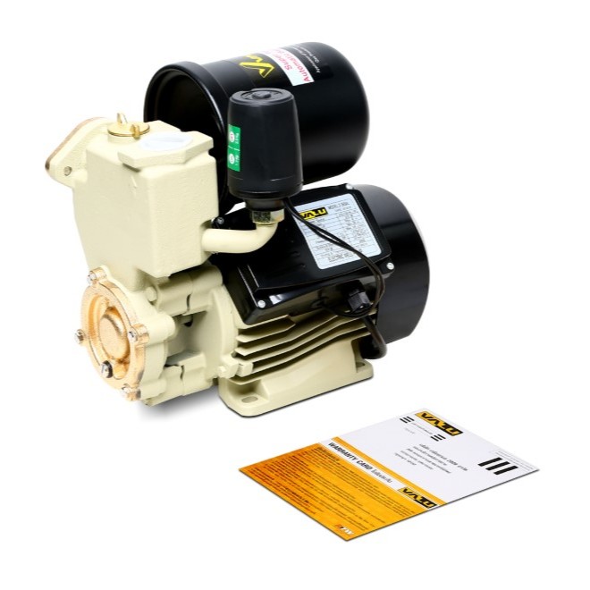 VALU ปั๊มน้ำออโต้ 370 วัตต์ รุ่น Z-365AL กำลังมอเตอร์ 0.5 แรงม้า ขนาดท่อเข้าและออก 1 นิ้ว ส่งสูง 32 