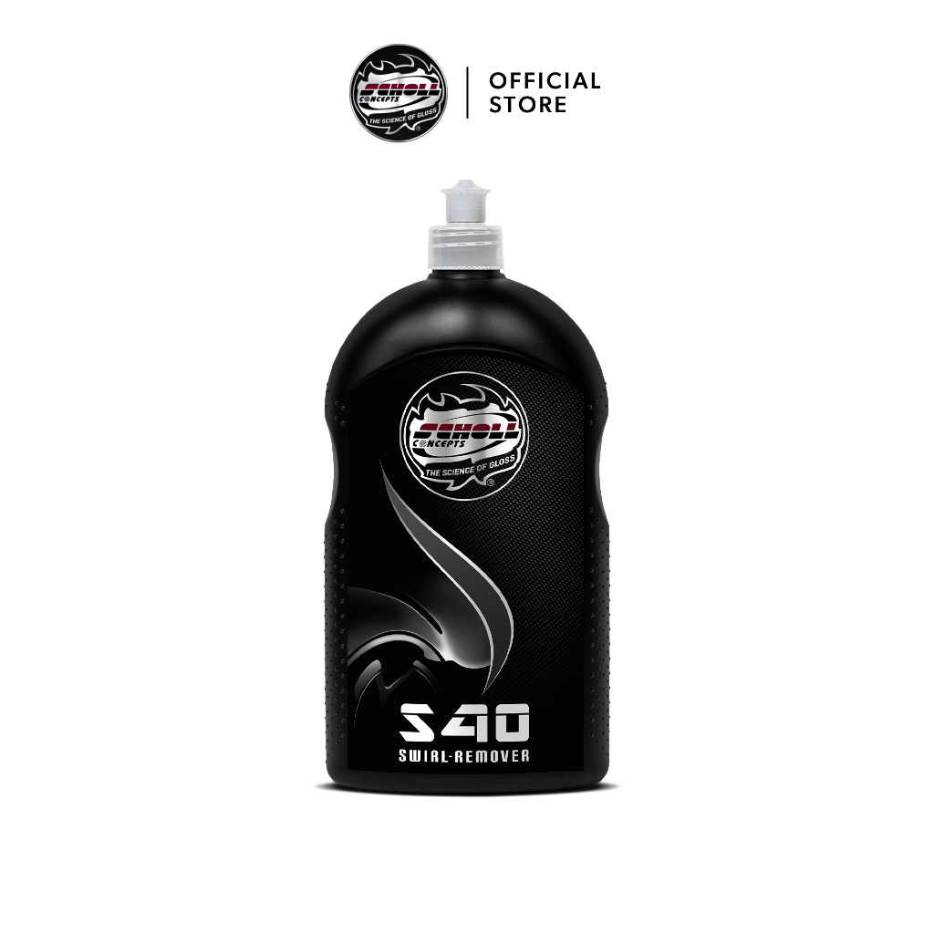 SCHOLL Concepts® S40 Anti-Swirl Compound - น้ำยาขัดสีรถสำหรับลบรอยโฮโลแกรมหรือรอยขนแมว (1 kg)