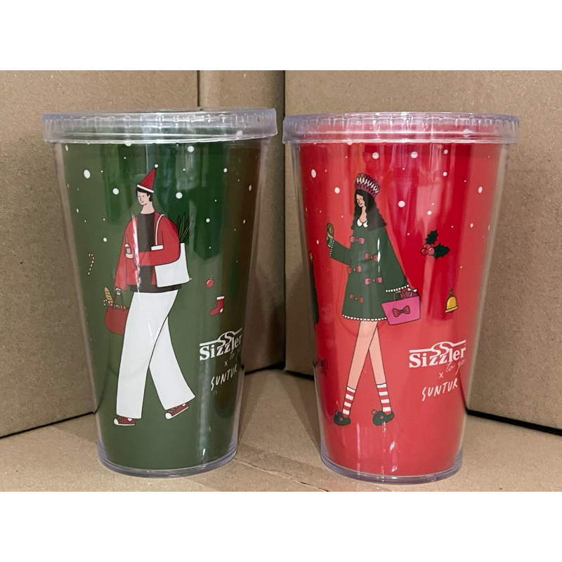 แก้วดับเบิ้ลวอล ของพรีเมียม sizzler 16 oz