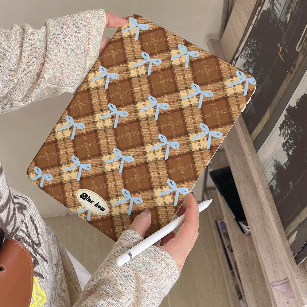 🚀จัดส่งทันที🚀เคสไอแพด การหมุน 360 องศา โบว์ริบบิ้น Air7 Pro11 2024 Air6 13 Gen11 ขัดแตะ เคสipad - รูปที่ 4