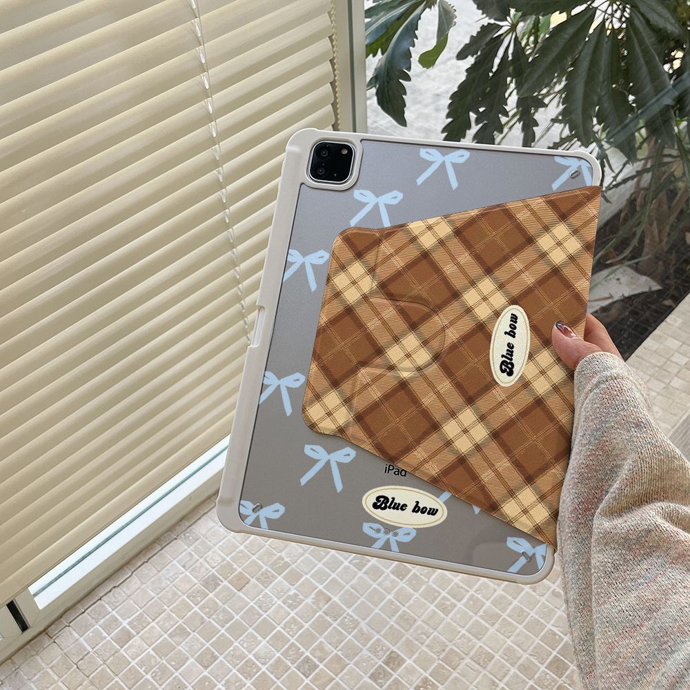 🚀จัดส่งทันที🚀เคสไอแพด การหมุน 360 องศา โบว์ริบบิ้น Air7 Pro11 2024 Air6 13 Gen11 ขัดแตะ เคสipad - รูปที่ 2