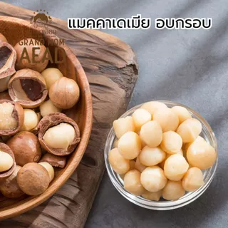 [ลด20 Code : GRANDMOM] ถั่วแมคคาเดเมีย อบกรอบ พร้อมทาน (แกะเปลือกแล้ว) สดใหม่ พร้อมทาน คีโต Keto Macadamia รสธรรมชาติ