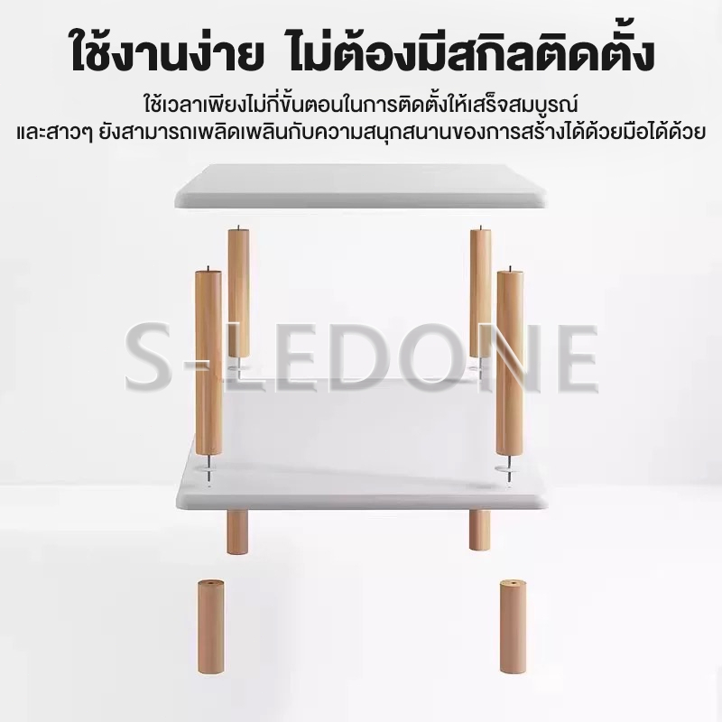 ชั้นวางหนังสือ 180/150/120cm เข้ากับบ้านสไตล์เรียบง่าย ขนาดเล็กประหยัดพื้นที่ ติดตั้งง่าย bookshelf รูปที่ 7
