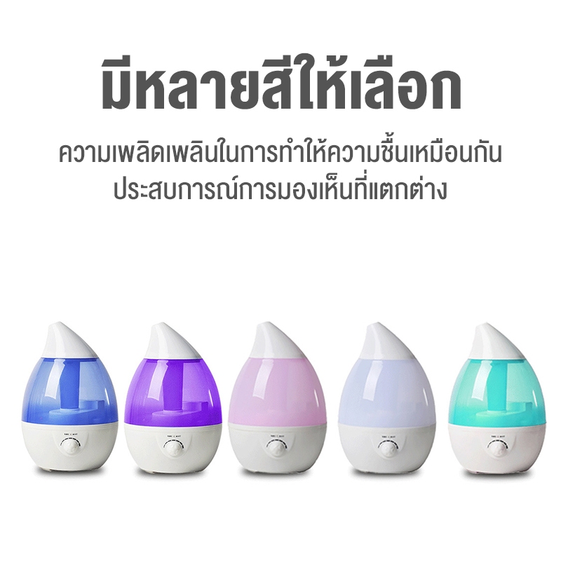 KTC เครื่องพ่นไอน้ำอโรม่า ของแท้️ขนาดใหญ่3L เครื่องทำความชื้น เครื่องกรองอากาศ เครื่องทำความชื้นสามารถเติมน้ำมันหอมระเหย - รูปที่ 2