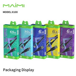 Maimi รุ่น X100 สายชาร์จ 6A Fast chargeing data cable สาย ถั…