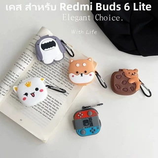 เคสอะนิเมะน่ารักสำหรับ Redmi Buds 6 Lite นิ่มลายการ์ตูน ป้องกันการตกที่คลุมป้องกันซิลิโคน case Redmi Buds 6 Lite