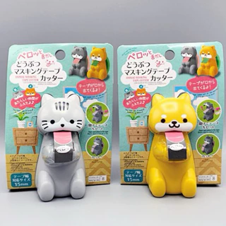 พร้อมส่ง/พรี‼️แท่น ที่ตัดเทปมูจิ muji แมว เทปอะคิลิค ไดโซ daiso Best seller หายากของแท้จากช็อป💯
