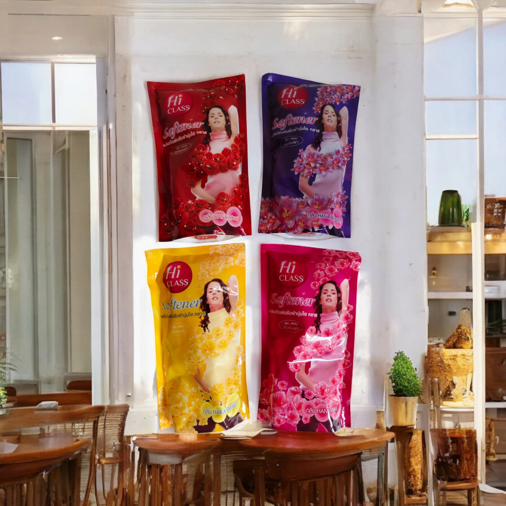 ไฮคลาส Hi-Class 450ML ไฮคลาส น้ำยาปรับผ้านุ่ม Hi Class คุ้มค่าคุ้มราคา รุ่น ปรับผ้านุ่ม ไฮคลาส