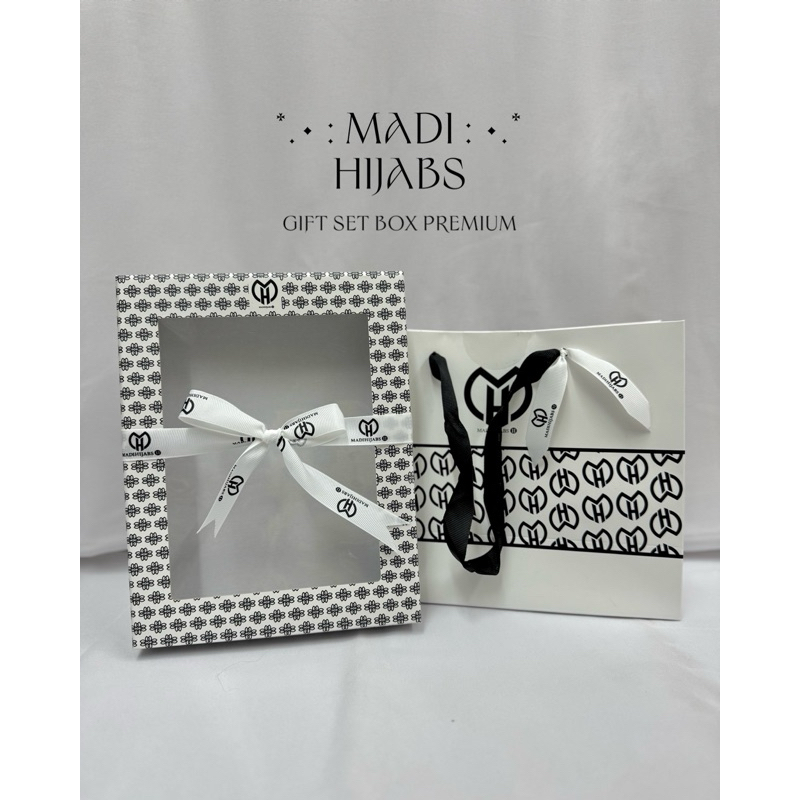 GIFT SET BOX PREMIUM กล่องของขวัญพร้อมถุงกระดาษ ( กล่องเปล่าไม่มีผ้า )