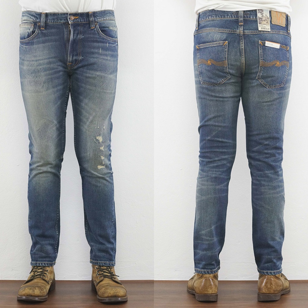 (ใหม่ล่าสุด)Nudie Jeans Lean Dean Yesterday News