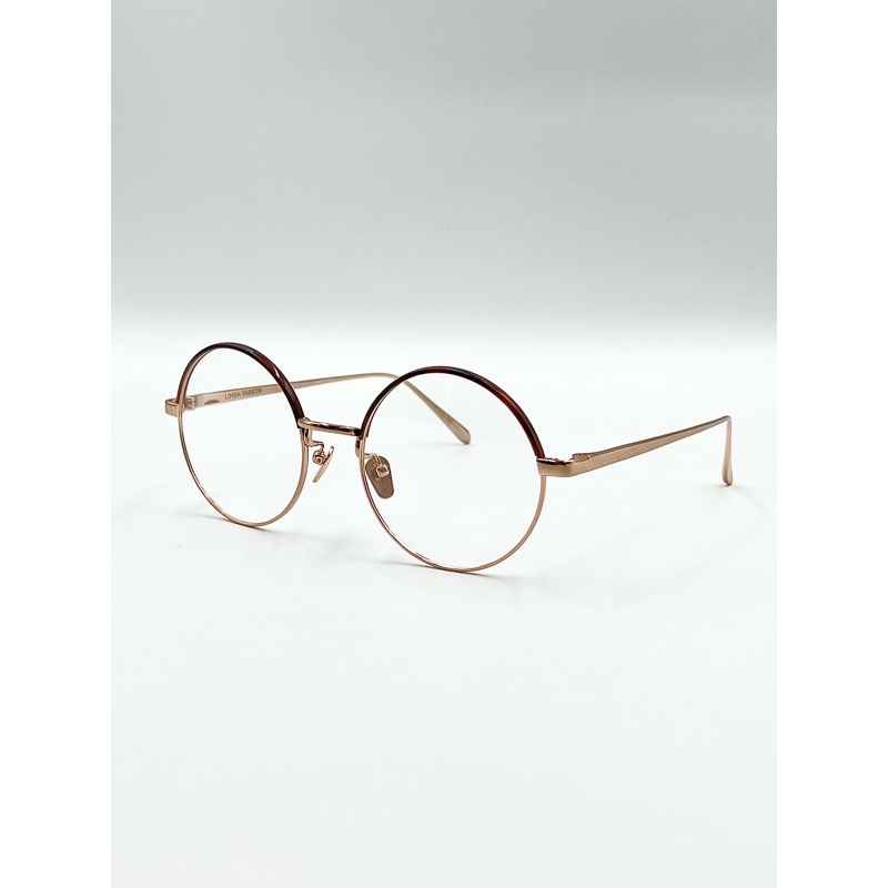 [GlassesMania] Linda Farrow 22K Rose Gold eyeglasses 💯% Authentic กรอบแว่นสายตาชุบทอง Rose Gold 18K-